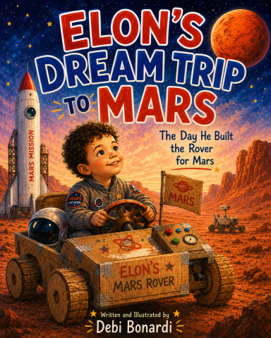 Elon's Dream Trip to Mars book cover